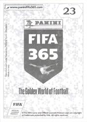2018 Panini FIFA 365 Stickers #23 Winner (puzzle 2) Back