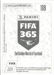 2018 Panini FIFA 365 Stickers #118 Jorge Valdivia Back