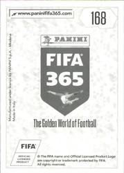 2018 Panini FIFA 365 Stickers #168 Nico Gaitan Back