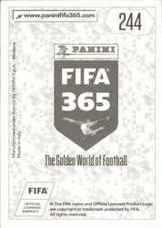 2018 Panini FIFA 365 Stickers #244 Marco Verratti Back