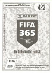 2018 Panini FIFA 365 Stickers #423 Mitchell Dijks Back