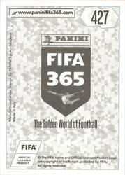 2018 Panini FIFA 365 Stickers #427 Daley Sinkgraven Back