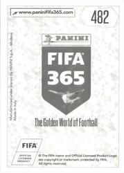 2018 Panini FIFA 365 Stickers #482 Michael Lang Back