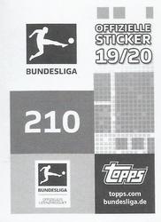 2019-20 Topps Bundesliga Offizielle Sticker #210 Lars Stindl Back
