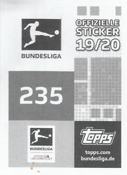 2019-20 Topps Bundesliga Offizielle Sticker #235 Sebastian Schonlau Back