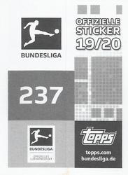 2019-20 Topps Bundesliga Offizielle Sticker #237 Gerrit Holtmann Back