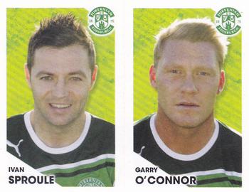 2012 Panini Scottish Premier League Stickers #194 / 195 Garry O'Connor / Ivan Sproule Front