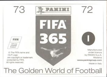 2015-16 Panini FIFA 365 The Golden World of Football Stickers #72 / 73 Agustín Orion / Fernando Tobio Back