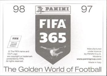 2015-16 Panini FIFA 365 The Golden World of Football Stickers #97 / 98 Sebastián Palacios / Jonathan Calleri Back