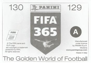 2015-16 Panini FIFA 365 The Golden World of Football Stickers #129 / 130 Lucas Boyé / Tabaré Viudez Back