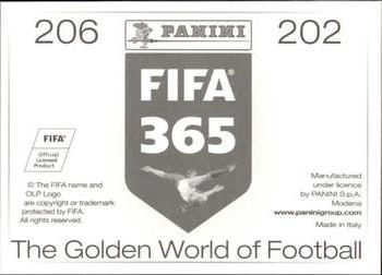 2015-16 Panini FIFA 365 The Golden World of Football Stickers #202 / 206 Héctor Canteros / Alan Patrick Back