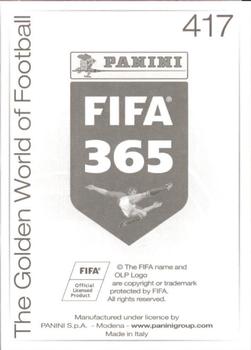 2015-16 Panini FIFA 365 The Golden World of Football Stickers #417 Olympique de Marseille Les Olympiens Back