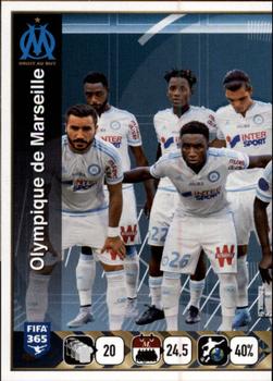 2015-16 Panini FIFA 365 The Golden World of Football Stickers #417 Olympique de Marseille Les Olympiens Front