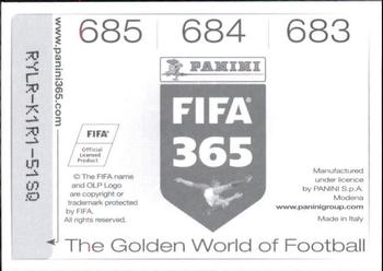 2015-16 Panini FIFA 365 The Golden World of Football Stickers #683 / 684 / 685 Tamati Williams / Jacob Spoonley / Ángel Berlanga Back
