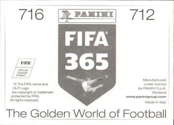 2015-16 Panini FIFA 365 The Golden World of Football Stickers #712 / 716 Danilo Pereira / Yacine Brahimi Back