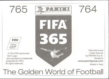 2015-16 Panini FIFA 365 The Golden World of Football Stickers #764 / 765 Aurélien Chedjou / Koray Günter Back