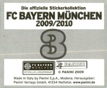 2009-10 Panini FC Bayern München Stickers #3 Team Back