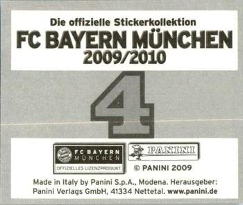 2009-10 Panini FC Bayern München Stickers #4 Team Back