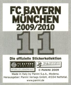 2009-10 Panini FC Bayern München Stickers #11 Louis van Gaal Back