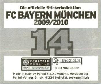2009-10 Panini FC Bayern München Stickers #14 Michael Rensing Back