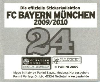 2009-10 Panini FC Bayern München Stickers #24 Edson Braafheid Back