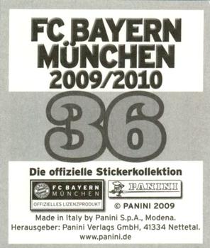 2009-10 Panini FC Bayern München Stickers #36 Philipp Lahm Back