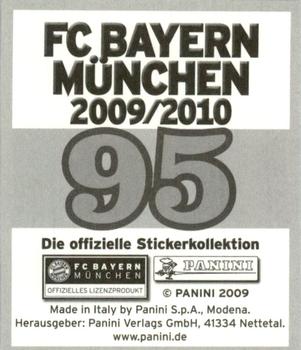 2009-10 Panini FC Bayern München Stickers #95 Andreas Ottl Back
