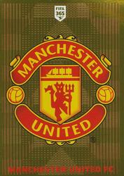 2020 Panini FIFA 365 Blue #67 Manchester United Logo Front