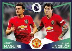 2019-20 Panini Football 2020 #403 Harry Maguire / Victor Lindelöf Front