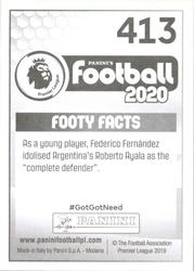2019-20 Panini Football 2020 #413 Federico Fernández Back