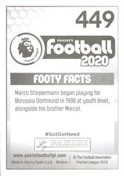 2019-20 Panini Football 2020 #449 Marco Stiepermann Back