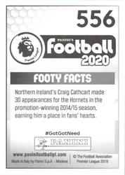 2019-20 Panini Football 2020 #556 Craig Cathcart Back