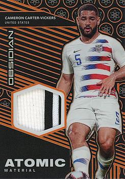 2019-20 Panini Obsidian - Atomic Material Orange #AM-CCV Cameron Carter-Vickers Front