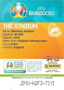 2020 Panini Adrenalyn XL UEFA Euro 2020 Preview #21 London Back
