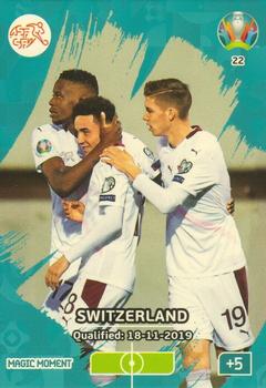 2020 Panini Adrenalyn XL UEFA Euro 2020 Preview #22 Switzerland Qualified Front