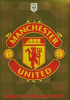 2020 Panini FIFA 365 Blue - 442 Sticker Version #61 Manchester United FC Logo Front