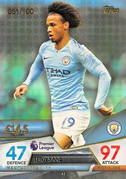 2018 Topps Match Attax Ultimate - Green #63 Leroy Sane Front