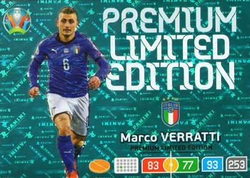 2020 Panini Adrenalyn XL UEFA Euro 2020 Preview - Premium Limited Edition #NNO Marco Verratti Front