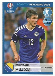 2015 Panini Road to UEFA Euro 2016 Stickers #22 Mensur Mujdza Front