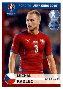 2015 Panini Road to UEFA Euro 2016 Stickers #35 Michal Kadlec Front