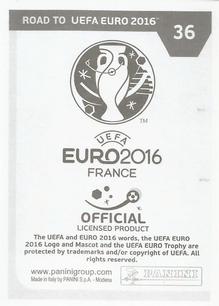 2015 Panini Road to UEFA Euro 2016 Stickers #36 Tomas Sivok Back
