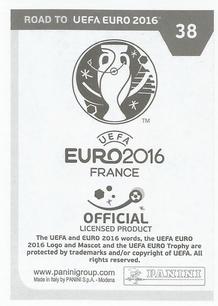2015 Panini Road to UEFA Euro 2016 Stickers #38 Marek Suchy Back