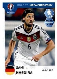 2015 Panini Road to UEFA Euro 2016 Stickers #56 Sami Khedira Front