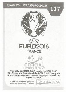 2015 Panini Road to UEFA Euro 2016 Stickers #117 Jose Holebas Back
