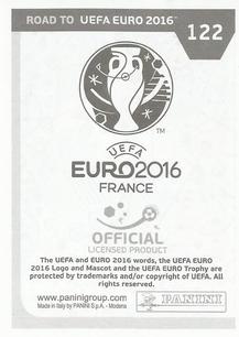 2015 Panini Road to UEFA Euro 2016 Stickers #122 Andreas Samaris Back