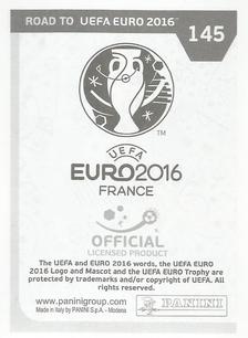 2015 Panini Road to UEFA Euro 2016 Stickers #145 David Forde Back