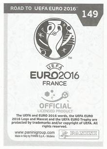 2015 Panini Road to UEFA Euro 2016 Stickers #149 Marc Wilson Back