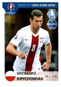 2015 Panini Road to UEFA Euro 2016 Stickers #216 Grzegorz Krychowiak Front