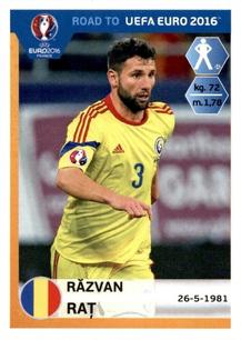 2015 Panini Road to UEFA Euro 2016 Stickers #242 Razvan Rat Front
