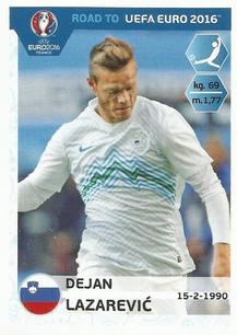 2015 Panini Road to UEFA Euro 2016 Stickers #302 Dejan Lazarević Front
